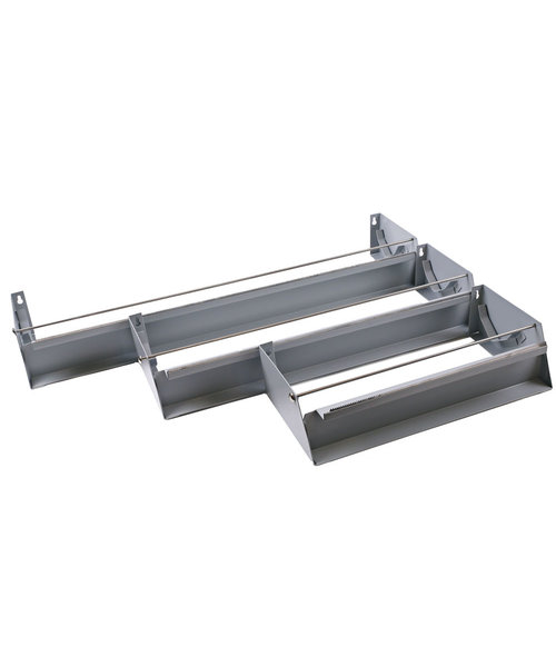 HygoStar Distributeur pour film rétractable (49 x 16 x 8 cm), gris / pour rouleau de 45 cm