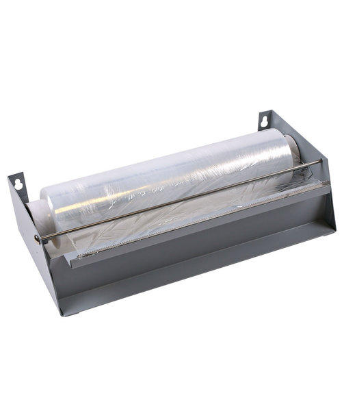 HygoStar Distributeur pour film rétractable (64,5 x 16 x 8 cm), gris / pour rouleau de 60 cm