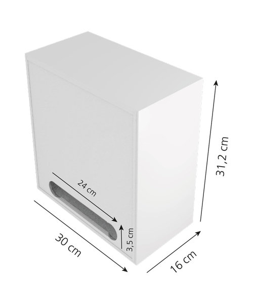 HygoStar Distributeur de charlottes, acier inoxydable (30 x 16 x 31,2 cm)
