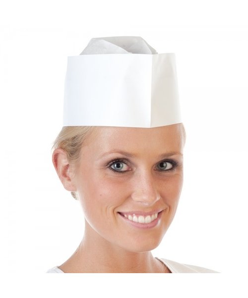 HygoNorm Bonnet à cheveux Forage « Service », papier blanc (28 x 8,5 cm)