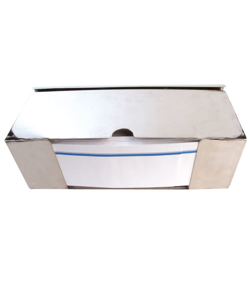 HygoStar Dispenser voor forage haarmutsen, roestvrij staal (30 x 10 x 11 cm)