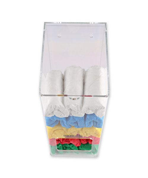 HygoStar Distributeur multiple pour vêtements jetables, acrylique (15,5 x 21 x 38 cm)