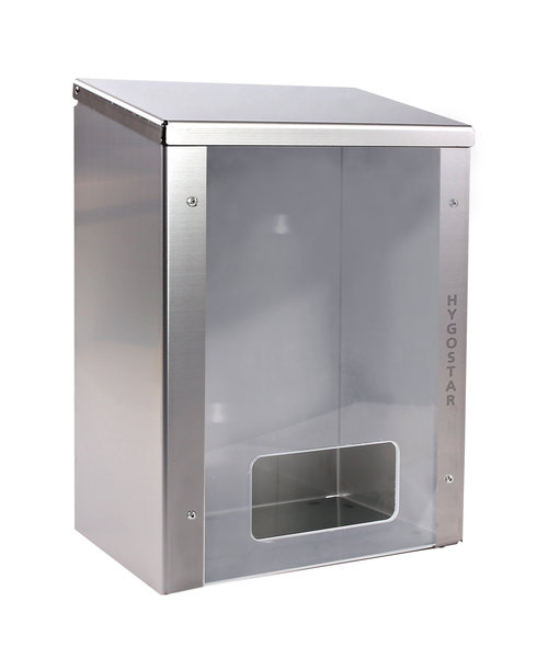 HygoStar Distributeur multiple en plexiglas et acier inoxydable (30 x 20 x 43 cm)