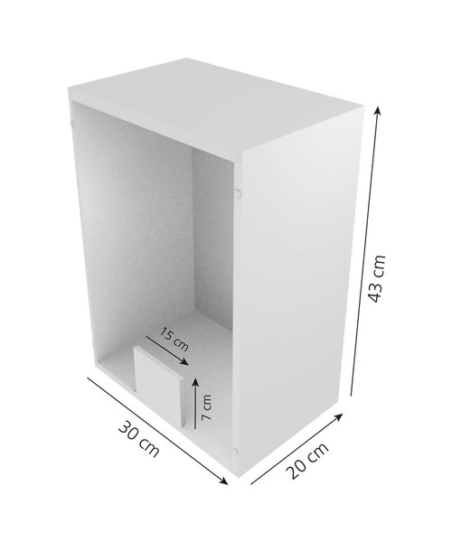 HygoStar Distributeur multiple en plexiglas et acier inoxydable (30 x 20 x 43 cm)