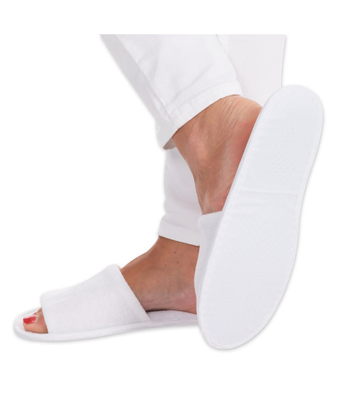 HygoStar Chaussons ouverts « Dots », coton/polyester (29,5 cm)