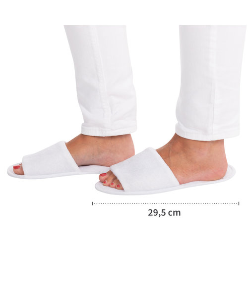 HygoStar Chaussons ouverts « Dots », coton/polyester (29,5 cm)