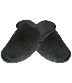 Slipper 'Deluxe' gesloten, fluweel (28.5 cm)