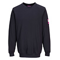 Portwest FR12 Sweat-shirt ignifuge et antistatique, bleu marine