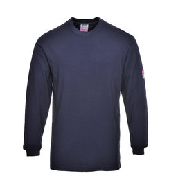 FR11 T-shirt ignifuge et antistatique (manches longues), bleu marine