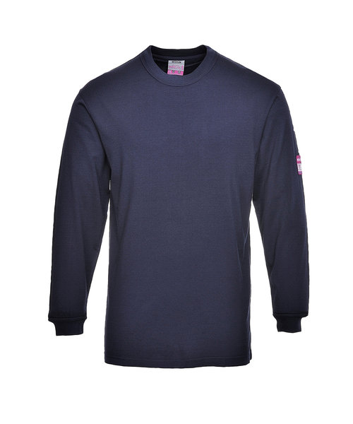 Portwest FR11 T-shirt ignifuge et antistatique (manches longues), bleu marine