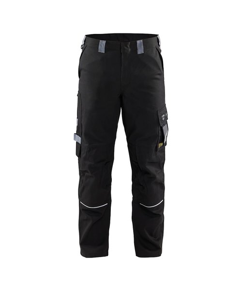 Blåkläder 1561 Pantalon de travail ignifuge noir/gris