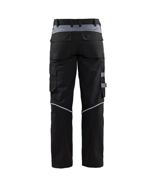 Blåkläder 1561 Pantalon de travail ignifuge noir/gris