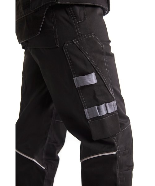 Blåkläder 1561 Pantalon de travail ignifuge noir/gris