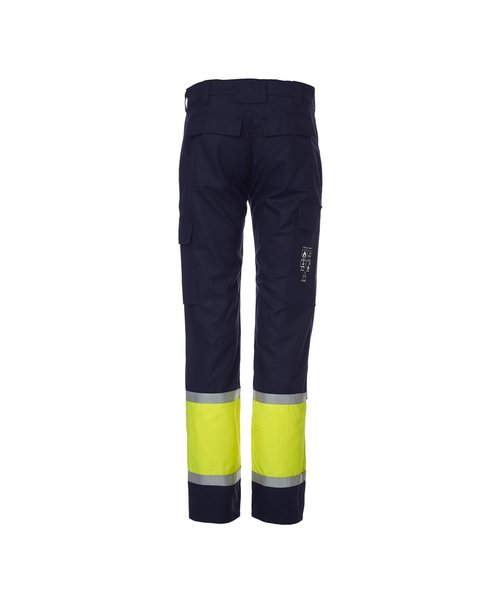 Pantalon BORLA, multinorme - intrinsèquement ignifuge / bleu marine, jaune fluo
