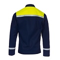 Gilet BALSTA, multinorme - intrinsèquement ignifuge / bleu marine, jaune fluo