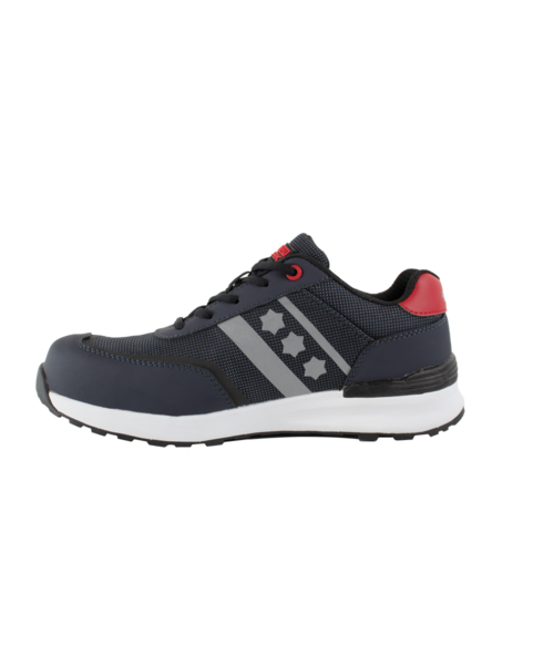 RUCANOR WORK  Chaussures RUCANOR Game 131 S1P, basses, bleu marine/rouge