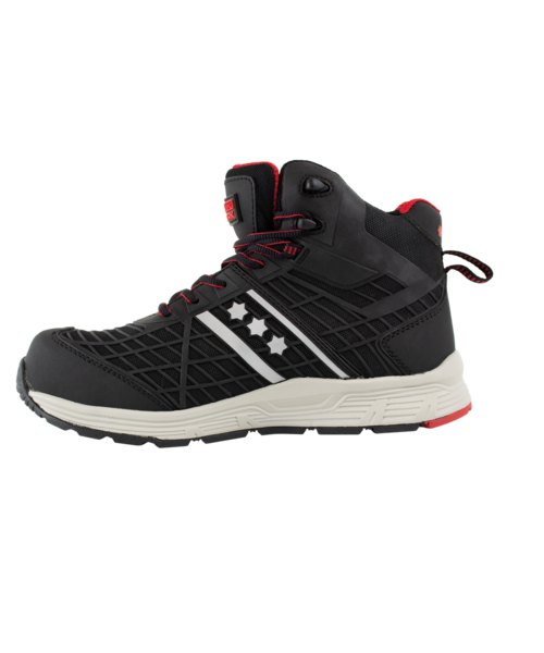 RUCANOR WORK  Chaussure RUCANOR Score 331 S3, haute, noire/rouge