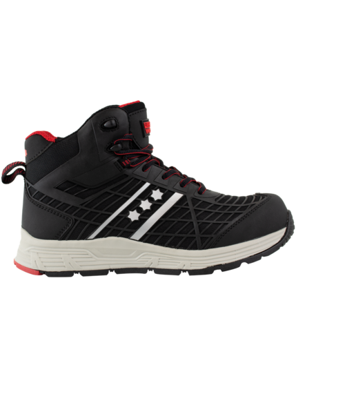 RUCANOR WORK  Chaussure RUCANOR Score 331 S3, haute, noire/rouge