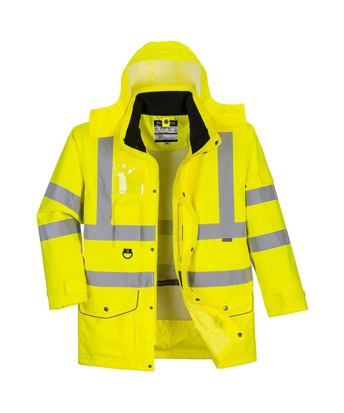 Portwest Veste haute visibilité 7 en 1 jaune fluo