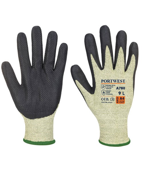 Portwest Gant A780 Arc Grip vert/noir