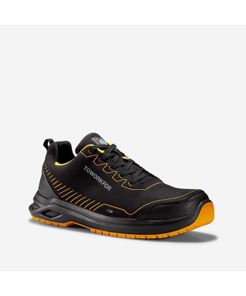 ToWorkFor Chaussures basses X-COM X-102 S3 - noir/jaune