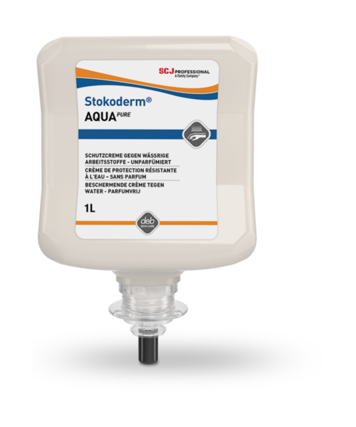DEB  DEB Stokoderm® Aqua PURE crème pour les salissures solubles dans l'eau, 6 x 1 L