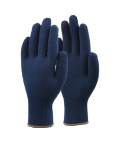 20-078 Gants tricotés bleus isolants
