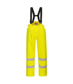 S781-Bizflame pantalon de pluie doublé Hi-Vis, antistatique