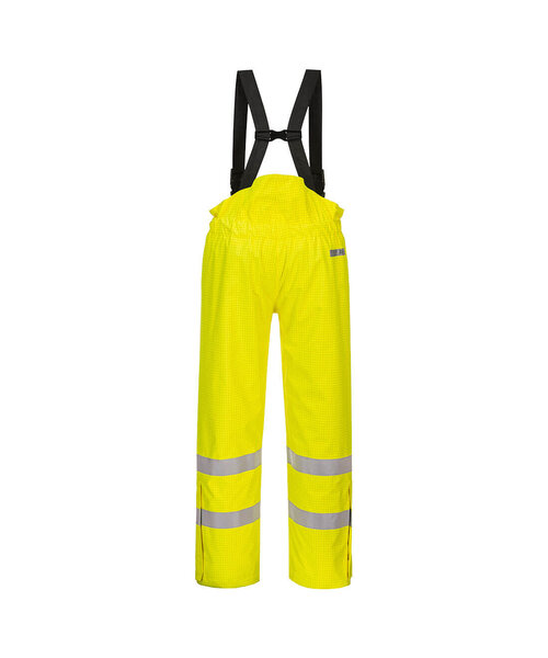 Portwest S781-Bizflame pantalon de pluie doublé Hi-Vis, antistatique - jaune