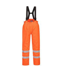 S781-Bizflame pantalon de pluie doublé Hi-Vis, antistatique
