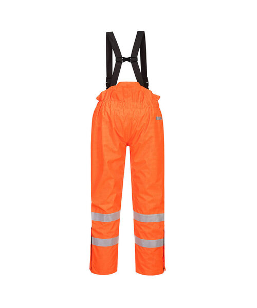 Portwest S781-Bizflame pantalon de pluie doublé Hi-Vis, antistatique - orange