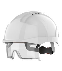 Casque de sécurité EVO® VISTAlens® avec lunettes intégrées