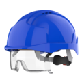 JSP  Casque de sécurité EVO® VISTAlens® avec lunettes intégrées - avec ouvertures de ventilation
