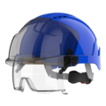 JSP  Casque de sécurité EVO® VISTAlens® avec lunettes intégrées - avec ouvertures de ventilation