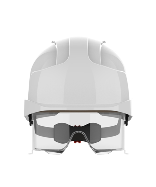 JSP  Casque de sécurité EVO® VISTAlens® avec lunettes intégrées - avec ouvertures de ventilation