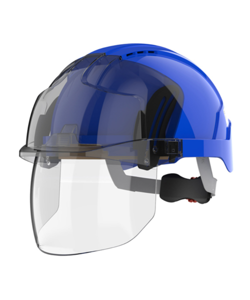 JSP  Casque EVO® VISTAshield® avec visière, ventilé