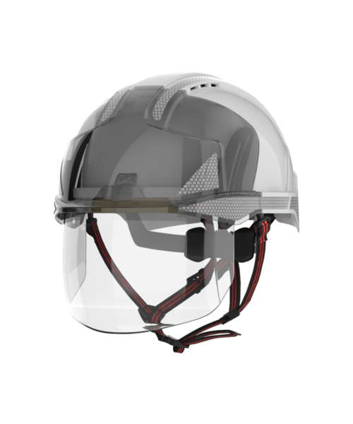 JSP  Casque EVO® VISTAshield® DUALSWICTH™, ventilé, CR