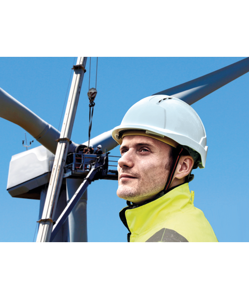 JSP  Casque de protection industriel léger EVOLite® Skyworker™, ventilé