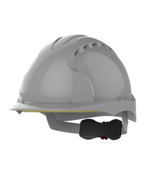 JSP  Casque de sécurité EVO ® 3 avec bouton rotatif, visière moyenne, ventilé