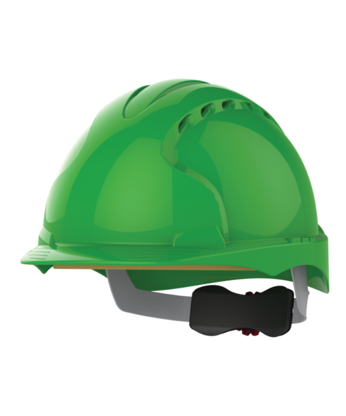 JSP  Casque de sécurité EVO ® 3 avec bouton rotatif, visière moyenne, ventilé