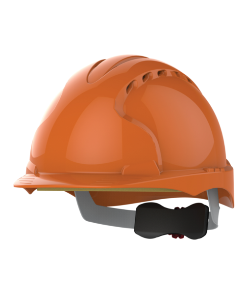 JSP  Casque de sécurité EVO ® 3 avec bouton rotatif, visière moyenne, ventilé