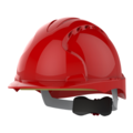 JSP  Casque de sécurité EVO ® 3 avec bouton rotatif, visière moyenne, ventilé