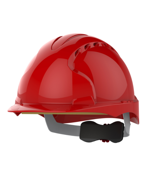 JSP  Casque de sécurité EVO ® 3 avec bouton rotatif, visière moyenne, ventilé