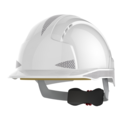 JSP  Casque de sécurité EVOLite® avec bouton rotatif, visière moyenne, ventilé CR