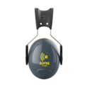 JSP  Casque antibruit Sonis®2 avec serre-tête (31 dB), gris foncé/jaune