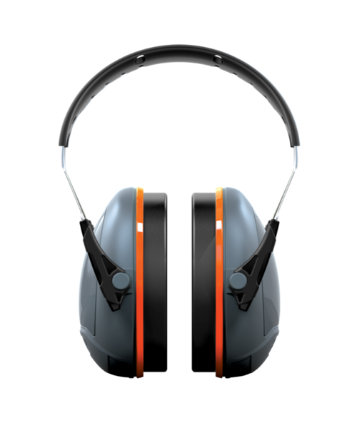 JSP  Casque antibruit Sonis® Compact avec serre-tête (32 dB), gris foncé/orange