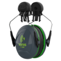 JSP  Casque antibruit Sonis® 1 avec fixation pour casque (26 dB), gris foncé/vert