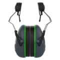 JSP  Sonis® 1 gehoorkap met helmbevestiging (26 dB), donkergrijs/groen