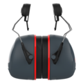JSP  Casque antibruit Sonis® 3 avec fixation pour casque (36 dB), gris foncé/rouge