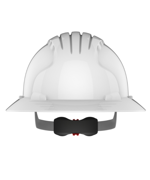 JSP  Casque de sécurité EVO®6100 avec bouton rotatif, visière intégrale - blanc
